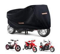 Kids Bike Cover Waterproof Outdoor,GRABADO Heavy Duty 420D Kids Motorcycle Bike Cover,Universal Children's Tricycle Cover with 4 Reflective Strips and Windproof Buckle,Small Kids Ride On Toy Car Cover