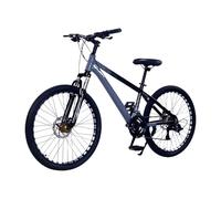 Kids Bike For Boys And Girls, 21 Speed Junior Mountain Bikes Children Bicycle, Aluminum Frame, Rigid Front Fork, Height Adjustable, Suitable For 9-16 Years Old(Grey,26INCH)