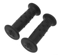 Kids Bike Handlebar Grips For BTWIN 14-16 Inch Bikes, 18Mm Inner Diameter Non-slip Rubber Covers, Fits 19Mm Round Bars, Safe Comfy Cycling Accessories, Sold In Pair.(G133 black pai)