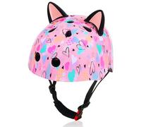 Kids Bike Helmet,Unicorn Castle Toddler Helmet Age 8-14 Years Adjustable Skateboard Helmet for Cycling Skateboard Inline Skating Scooter,Pink Blue Purple