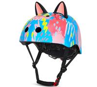 Kids Bike Helmet,Unicorn Castle Toddler Helmet Age 8-14 Years Adjustable Skateboard Helmet for Cycling Skateboard Inline Skating Scooter,Blue Pink