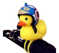 Kids Bike Horn Cute Bicycle Lights for Children Toddler Adults Cycling Light Rubber Duck Toys, Clip on Handleabr，Style #3