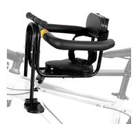 Kids Bike Seat Front Mounted Detachable with Handlebar & Foot Pedals For Child 1~3 Years with with All Adult MTB