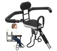 Kids Bike Seat - Metal Sponge, 22.83 Inch | Adjustable Child Seat | Quick Release Mounted Bicycle Seat with Safety Arm for Scooter, Mountain, Road, Folding Cycling, Travel & Family Rides