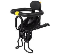 Kids Bike Seat Replacement, Toddler Bike Seat with Removable Guardrail & Adjustable Footrest Height, Easy Installation for Kids from 8 Months to 6 Years
