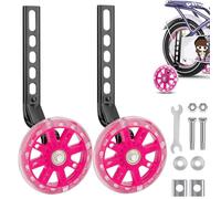 Kids Bike Stabilisers, Stabilisers for Childs Bikes, 1 Pair Bicycle Training Wheels for Boys and Girls, Stabilizers Mounted Kit for 12 14 16 18 Inch Children Bike