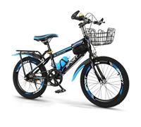 Kids Bike, Unisex Girls Boys Mountain Bicycle, 22" 24" Road Bike, Children’s Training Bicycle, Height Adjustable Bike, Sport Bike, Double Break, Tool Kit Included 6 to 12 Year Olds New! (22 Inchs)