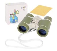 Kids Binoculars, Binoculars for Kids Toys, Observer's Binoculars, Outdoor Toys for Sports And Outside, Binoculars for Bird Watching Educational Learning Travel Hiking Camp, Birthday Presents (Green)