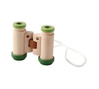 Kids Binoculars Toy, Wooden Jungle Binoculars Compact Small Telescope for Children Observation, Hiking, Bird Watching, Outdoor Exploration