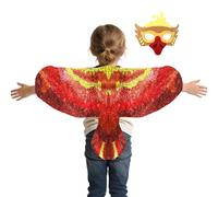 Kids Bird Wings Bird Capes Wings & EyeMask Set, Halloween Eagle BirdWings Cosplymask Cosplay Costume Owl Dress Up Costume Accessory For Animals Theme Party Carnival Cosplay Theatrical Performances