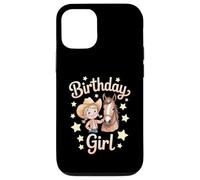 Kids Birthday Girl Horse Birthday Princess Its my Birthday Case for iPhone 12/12 Pro