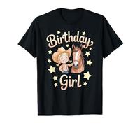 Kids Birthday Girl Horse Birthday Princess Its My Birthday T-Shirt