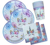 Kids Birthday Party Supplies Unicorn Party Plates Cups Napkins