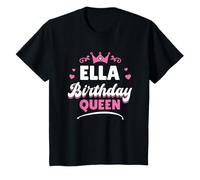 Kids Birthday Queen Ella T-Shirt