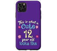 Kids Birthday This Is What A Cute 12 Twelve Year Old Looks Case for iPhone 11 Pro Max