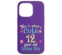Kids Birthday This Is What A Cute 12 Twelve Year Old Looks Case for iPhone 13 Pro