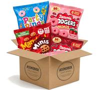 Kids Biscuits Multipack - 24 Mini Snack Packs, Biscuit Gift Hamper | Individually wrapped portions in 4 varieties for packed lunches, party tables, picnics, travel, sharing and everyday treats.