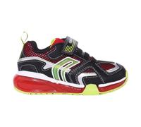 Kids Black Red Low Top Trainers - unisex - Geox - Kids Sneakers - Multicolor - 33 EU - Kids 33 EU