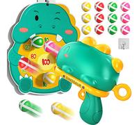 Kids Blaster Gun Shooting Games Dart Board Toys for Boys Girls Ages 3-5 6-8, Outdoor Indoor Dinosaur Dart Board for Kids Birthday Gifts, Ideas Party Game Toys Gifts for 3 4 5 6 7 Year Old Boys Kid
