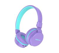 Kids Bluetooth Headphones,Lightweight Kids Headphones Wireless,85/94dB Safe Volume,40H Playtime,Fast Charging,Bluetooth 5.3,Over Ear,Toddler Headphone Built-in Mic for School/Tablet/Travel (Purple)
