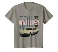 Kids BMH Rover 3500 SD1 Retro Executive Car Kids T-Shirt