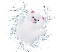 Kids Body Scrubber - Soft Toddler Bath Mitt in Cute Animal Design for Shower Time | Quick-Dry Body Bath Brush for Children, Gentle Skin Washing Glove for Baby, and Preschool Use