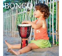 Kids Bongo Drums | 8-Inch African Inspired Multicolored Hand Drum - Musical Tool, Artistic Music Decoration for Stage Performances, Activities, Performances