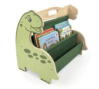 Kids book display shelf, children’s bookcase, kids shelf, wood, cotton