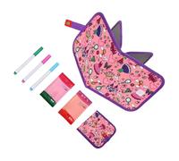 Kids Book - Reusable Drawing Pad | Erasable Doodle Notebook, Portable Free Kids Drawing Practice Workbook, Reusable Wipe Clean Activity Journal Pages with Dry Erase Markers Included