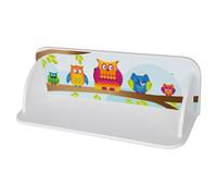 KIDS BOOKSHELF WALL MOUNTED FURNITURE - WHITE OWLS BUTTERFLIES JUNGLE ANIMALS