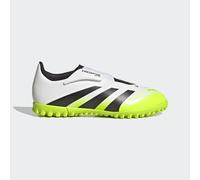 adidas Junior Predator Club Velcro Hook and Loop Football Boots - White, White, Size 1 Older White