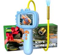 Kids Borescope with Light - Educational Science Exploration Toy Kit | Inspiring Gifts for Boys & Girls Ages 3~12 | Perfect for Camping, Nature Activities, Birthday & Christmas (Blue)