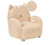 Kids Boucle Armchair Cat Beige ZOAR