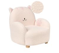 Kids Boucle Armchair Cat Off-White ZOAR