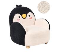 Kids Boucle Armchair Penguin Black FYN