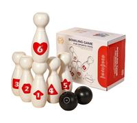 Kids Bowling Set, Educational Fun Playset, Colorful Bowling Pins Toy, Interactive Sports Game for Children, Boys, Girls, Teens, Garden, Yard, Lawn, Parks, Courtyard, Beaches, Backyards, Party