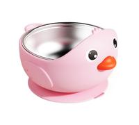 Kids Bowls with Suction - Non-Slip Heat-Resistant Tableware | Kids Bowls with Suction Base | for Daycare High Chair Dining Led Weaning Travel