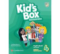 Kid's Box New Generation Level 4 Pupil's Book with eBook English for Spanish Speakers