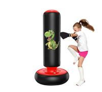 Kids Boxing Bag, Standing Inflatable Punching Toy, Fitness Training Equipment, Sturdy Boxing Bag Practice Use, Indoor Exercise Toy for Active Play, Karate MMA Training Bags for Boys Girls Teens