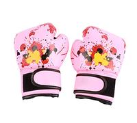 Kids Boxing Gloves, PU Leather MMA Punch Bag Training Mitts with Ventilation Holes, Pre-Curved Hand Design for Children 2-11 Years, Boys and Girls, Boxing Training, Fitness, Sports