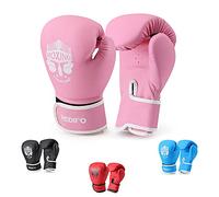 Kids Boxing Gloves, Sponge Foam Training Sparring Gloves Thai Kick Boxing for Kid and Youth, Suitable for Boys and Girls Age 3 to 9 Years