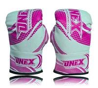 kids boxing gloves Training Punching Bag Gloves MMA Muay Thai (PinkWhitw)