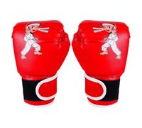 Kids Boxing Gloves - Youth Punching Mittens for Training, Sparring, Fitness | Cartoon Design Gloves with Wrist Strap for Ages 3-13 | Home Gym Workout Equipment for Boys Girls Beginners Martial Arts
