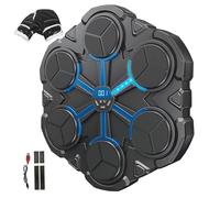 Kids Boxing Machine Boxing Music Workout Machine Sounding Punch 3 Modes 3-Speed Music with LED Lights Wall-Mounted Punching Trainer 13.4x12.4x1.6 inch.