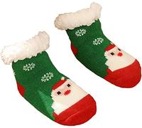 Kids Boy Girl Cute Slipper Socks Kids Slipper Fluffy Socks Super Soft Fuzzy Warm Thick Fleece Lined Non-Slip Animal Socks Bed Socks Cozy Winter Thermal Fleece Children Home Socks (Color 7,L)