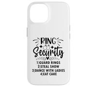 Kids Boy Ring Security Ring Bearer Wedding Duties List Case for iPhone 14