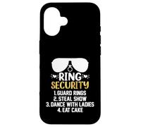 Kids Boy Ring Security Ring Bearer Wedding Duties List Party Case for iPhone 16
