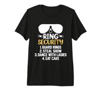 Kids Boy Ring Security Ring Bearer Wedding Duties List Party Premium T-Shirt