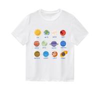 Kids Boys Cute Short Sleeve Tees Shirts 2025 Graphic Summer Loose Tops Casual Crewneck Loose Fit Trendy Tourist Costume T Shirts Tee Shirts Tshirt Boys Kids White