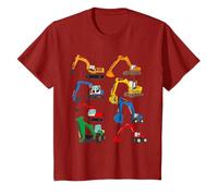 Kids Boys Excavator Construction Work Excavator T-Shirt